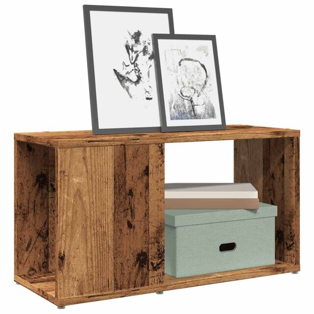 Berkfield Home TV Cabinet Old Wood 60x24x32cm Engineered Wood in Brown - Size: 60 x 24 x 32 cm - image 1
