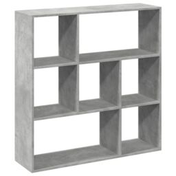 Berkfield Home Room Divider Bookcase Concrete Grey 102x29x103.5 cm Engineered Wood - thumbnail 2