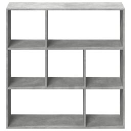Berkfield Home Room Divider Bookcase Concrete Grey 102x29x103.5 cm Engineered Wood - thumbnail 5