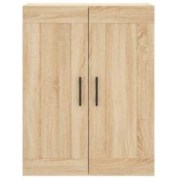 Berkfield Home Highboard Sonoma Oak 69.5x34x180 cm Engineered Wood in Brown - thumbnail 6