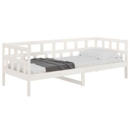 Berkfield Home Day Bed White Solid Wood Pine 80x200 cm - thumbnail 6