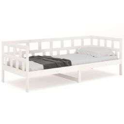 Berkfield Home Day Bed White Solid Wood Pine 80x200 cm - thumbnail 5