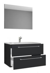 VCM 3 pcs. washroom washbasin Badinos SP in Black - thumbnail 4