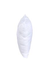 Living and Home Striped Universal Pillow Insert，45 cm x 45 cm in White - Size: 45 cm x 45 cm - thumbnail 3