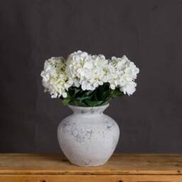 Lemon Pavilion Furniture and Decor Darcy Antique White Vase - Ceramic - L31 x W31 x H30 cm - Stone - thumbnail 3