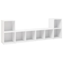 Berkfield Home TV Cabinets 4 pcs White 72x35x36.5 cm Engineered Wood - thumbnail 2