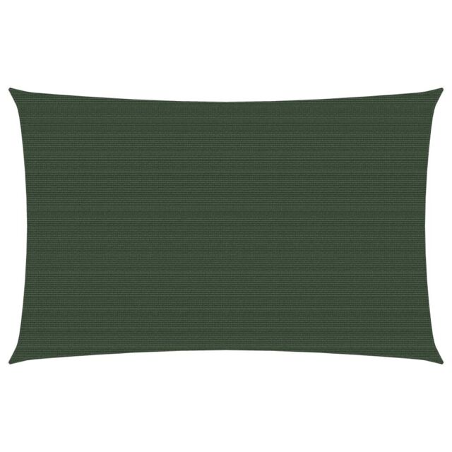 Berkfield Home Sunshade Sail 160 g/m ² Dark Green 2x4.5 m HDPE - image 1