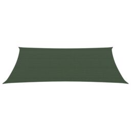 Berkfield Home Sunshade Sail 160 g/m ² Dark Green 2x4.5 m HDPE - thumbnail 2