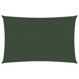Berkfield Home Sunshade Sail 160 g/m ² Dark Green 2x4.5 m HDPE - thumbnail 1