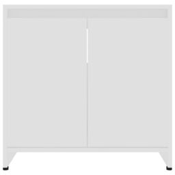Berkfield Home Bathroom Cabinet White 60x33x61 cm Engineered Wood - Size: 60 x 33 x 61 cm - thumbnail 6