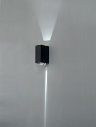 Loops Outdoor Twin Wall Light 2 Way or DIrectional Light Graphite LED 60W Outside - thumbnail 3
