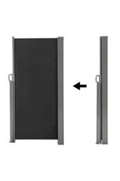 Living and Home 3 x 1.8m Retractable Privacy Side Awning - UV Waterproof Wall-Mounted Shade for Patio, Balcony & Garden, Grey - thumbnail 4