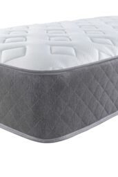Aspire Cool Touch Diamond Memory Foam & Bonnell Spring Hybrid Mattress in White - Size: Small Single - thumbnail 5
