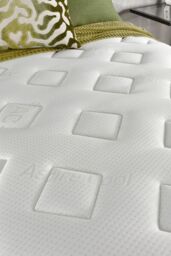 Aspire Cool Touch Diamond Memory Foam & Bonnell Spring Hybrid Mattress in White - Size: Small Single - thumbnail 3