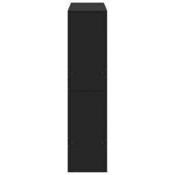 Berkfield Home Room Divider Black 100x33x135 cm Engineered Wood - Size: 100 x 33 x 135 cm - thumbnail 5