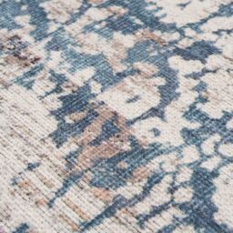 Kukoon 60x110cm Blue Abstract Washable Indoor Doormat Front Door Entrance Rug - Size: 60 cm x 110 cm - thumbnail 4