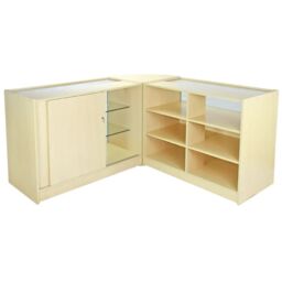 Monstershop Pisces Maple Shop Counter & Retail Display Set in Beige - thumbnail 3