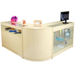 Monstershop Pisces Maple Shop Counter & Retail Display Set in Beige - thumbnail 2
