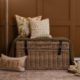 Voyage Maison Cervino Piped Jacquard Cushion in Natural - Size: 43 cm x 43 cm - thumbnail 6