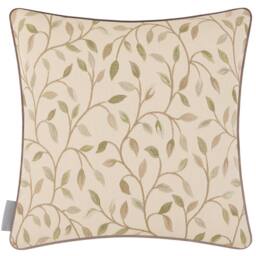 Voyage Maison Cervino Piped Jacquard Cushion in Natural - Size: 43 cm x 43 cm - thumbnail 3