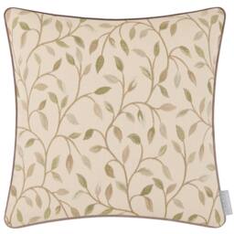 Voyage Maison Cervino Piped Jacquard Cushion in Natural - Size: 43 cm x 43 cm - thumbnail 2
