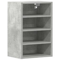 Berkfield Home Hanging Cabinet Concrete Grey 40x29.5x60 cm Engineered Wood - thumbnail 1