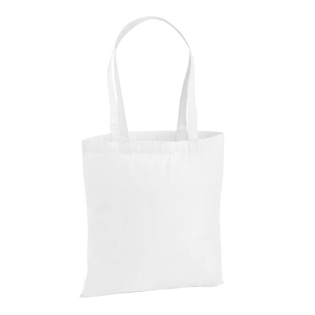 Westford Mill Premium Cotton Tote Bag in White - image 1