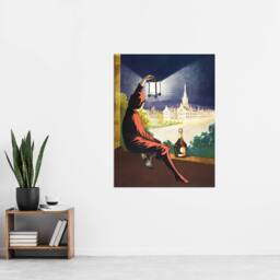 "Artery8 Benedictine Wine Advert Vintage Wall Art Print Cappiello - Size: W24"" x H32""" - thumbnail 4