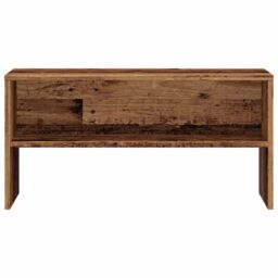 Berkfield Home TV Cabinet Old Wood 80x40x40 cm Engineered Wood in Brown - Size: 80 x 40 x 40 cm - thumbnail 4
