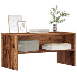 Berkfield Home TV Cabinet Old Wood 80x40x40 cm Engineered Wood in Brown - Size: 80 x 40 x 40 cm - thumbnail 3