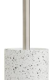 Orsina Gozo Concrete Toilet Brush, Textured Concrete in White - thumbnail 4