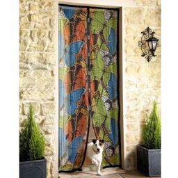 mysmartbuy Butterfly Design Magnetic Fastening Fly Screen Door Curtain - Multicolour Summer Doorway Cover - 101 x 208cm - Size: 101 x 208 cm - thumbnail 2