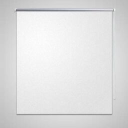 Berkfield Home Roller Blind Blackout 80 x 230 cm White - thumbnail 1