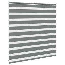 Berkfield Home Elegant Zebra Blind Dark Grey 140x100 cm Fabric Width 135.9 cm Po - thumbnail 4