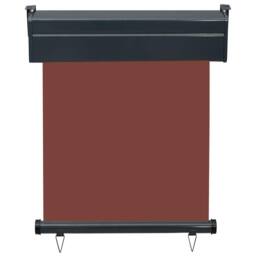 Berkfield Home Stylish Balcony Side Awning 65x250 cm Brown - thumbnail 4