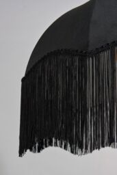 BHS Lighting Fran Jacquard Easy Fit Light Shade in Black - thumbnail 3