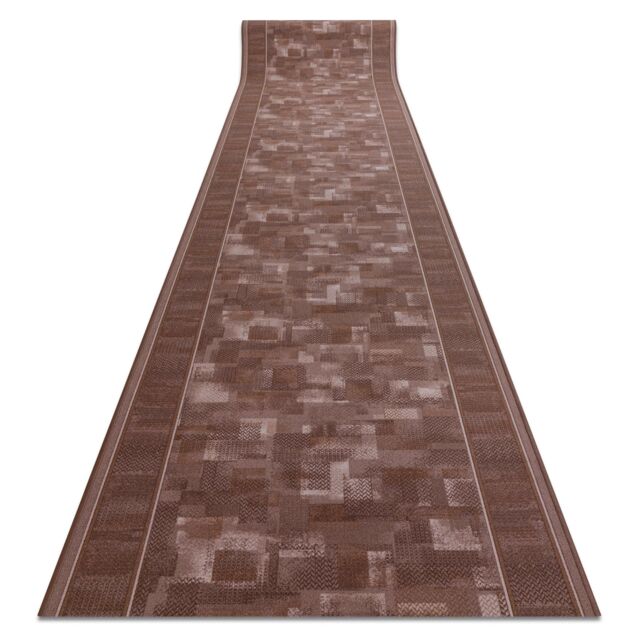 RugsX Anti-Slip Tribe Runner in Brown - Size: 100 cm x 140 cm - image 1