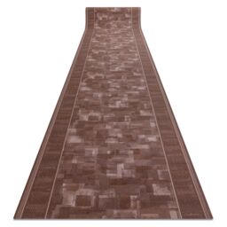 RugsX Anti-Slip Tribe Runner in Brown - Size: 100 cm x 140 cm - thumbnail 1