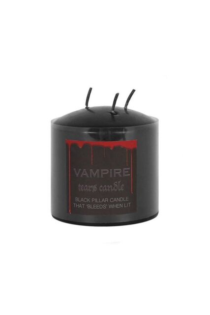 KDMD 7.5cm Vampire Tears Pillar Candle in Black - image 1
