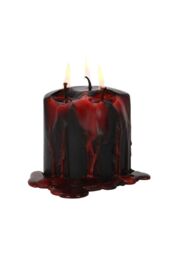 KDMD 7.5cm Vampire Tears Pillar Candle in Black - thumbnail 2