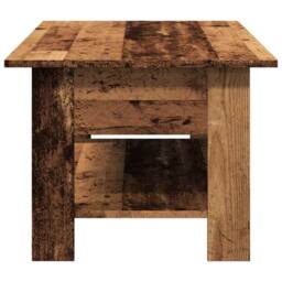 Berkfield Home Coffee Table Old Wood 102x55x42 cm Engineered Wood in Brown - Size: 102 x 55 x 42 cm - thumbnail 5