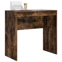 Berkfield Home Stunning Writing Desk Smoked oak Engineered wood Compact Writing Desk in Brown