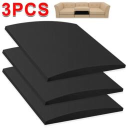 EONLION 50 x 50cm Sofa Cushion Support for Support Boards in Black - Size: 120 cm x 90 cm - thumbnail 1