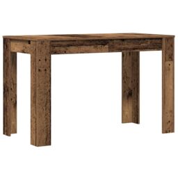 Berkfield Home Dining Table Old Wood 120x60x76 cm Engineered Wood in Brown - Size: 120 x 60 x 76 cm - thumbnail 2