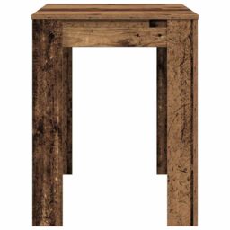 Berkfield Home Dining Table Old Wood 120x60x76 cm Engineered Wood in Brown - Size: 120 x 60 x 76 cm - thumbnail 6