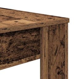 Berkfield Home Dining Table Old Wood 120x60x76 cm Engineered Wood in Brown - Size: 120 x 60 x 76 cm - thumbnail 8