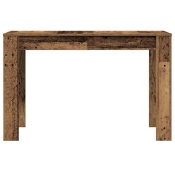 Berkfield Home Dining Table Old Wood 120x60x76 cm Engineered Wood in Brown - Size: 120 x 60 x 76 cm - thumbnail 5