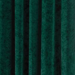 Paoletti Verona Crushed Velvet Eyelet Curtains in Emerald - Size: 229 cm width x 137 cm drop - thumbnail 4