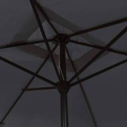 Berkfield Home Outdoor Parasol with Metal Pole 300x200 cm Black - thumbnail 7