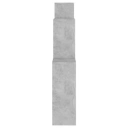 Berkfield Home Wall Cube Shelf Concrete Grey 80x15x78.5 cm Engineered Wood - thumbnail 4